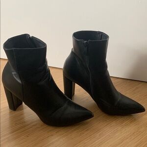 Black Ankle Boots, size 10
